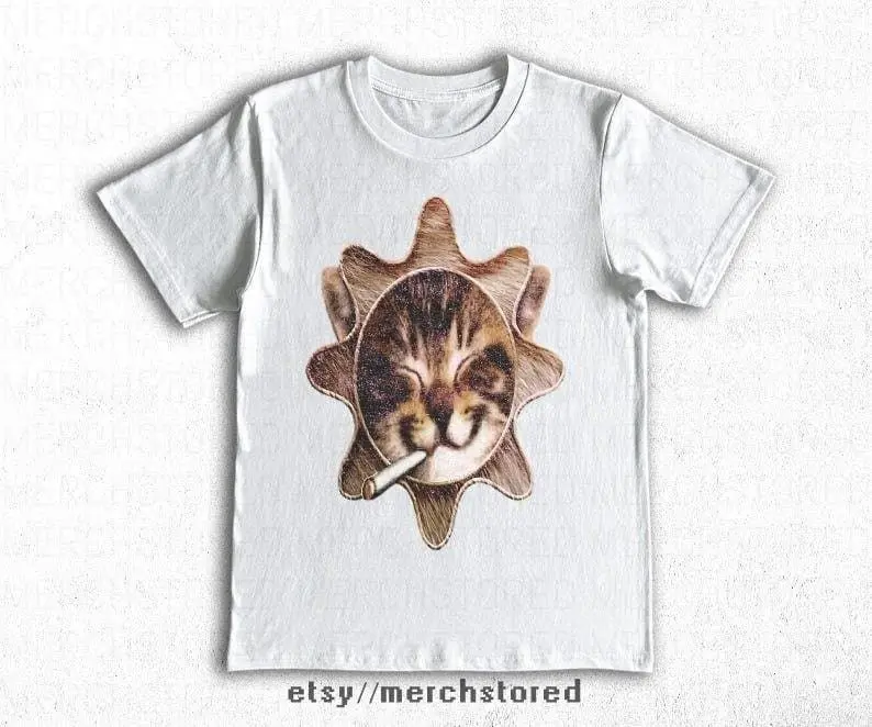 Che Glo Sun Cat Kitten Sun T-Shirt T-Shirt Merch Praiseche Cheromani Y2K Opium Ken Carson Lucki Nettspend Osamason Xaviersobased Jaydes,