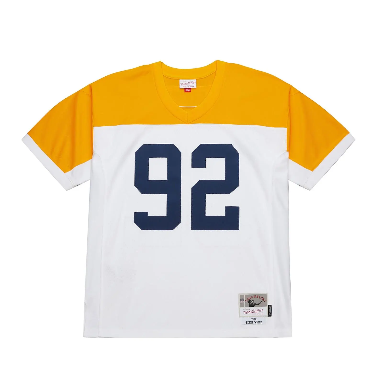 Reggie White Green Bay Packers 1994 White Legacy Jersey