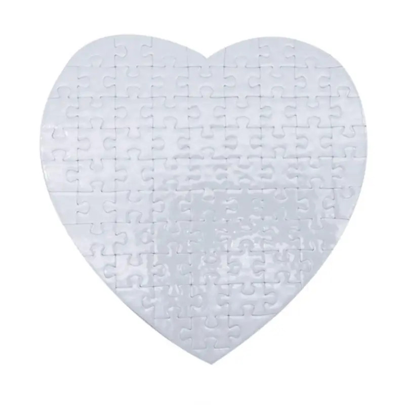 Personalized Heart-Shaped Puzzle - 75 Pieces, Heart-Shaped Design, Perfect for Celebrating Special Occasions