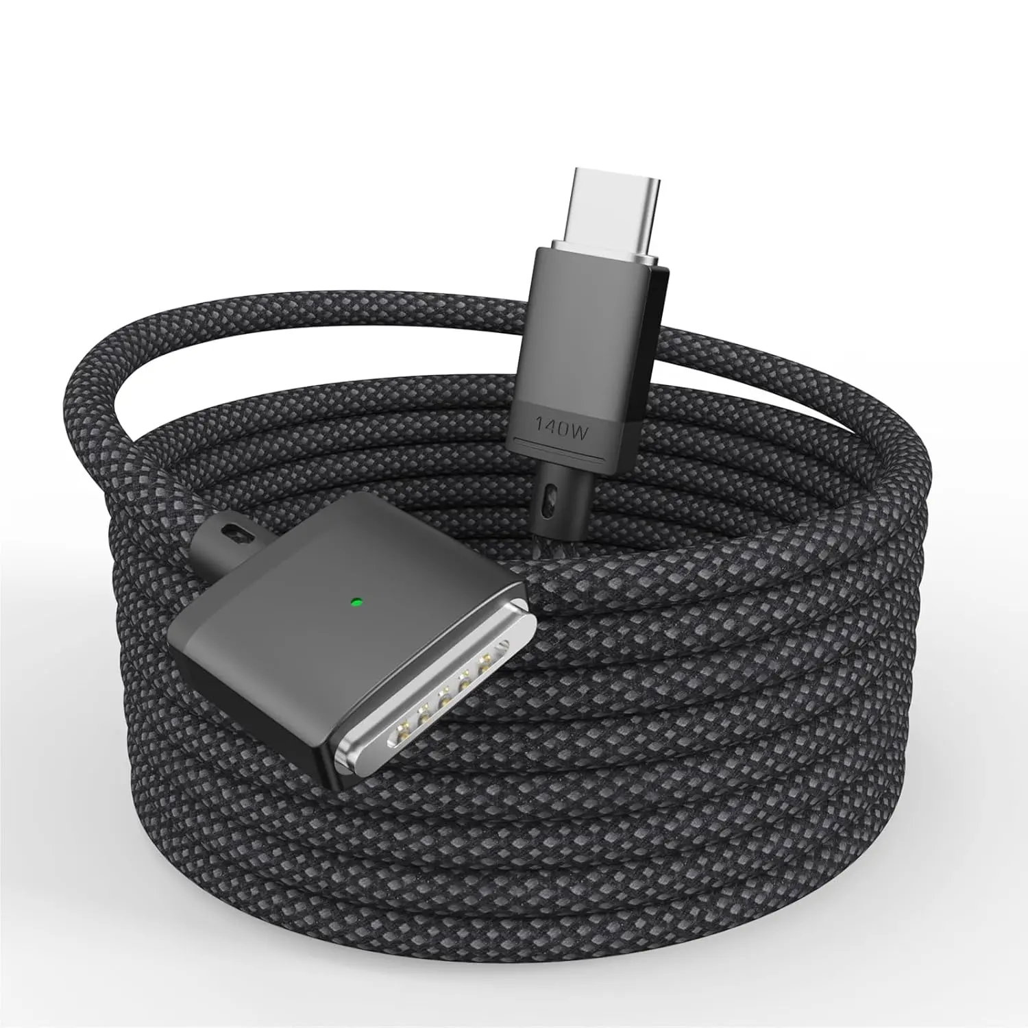 USB-C to Magnetic 3 Cable Compatible with Magsafe Charging Cable for 14" 16" MacBook Pro 2024 M3 Pro & Max, MacBook Air 2022 M2, MacBook Pro 2023 M2 Pro & Max - 6.6ft Black