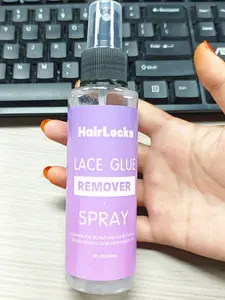 Lace Wig Glue Remover Liquid, 4oz 118ML Transparent Hair Adhesive Remover, No Residue Lace Wig Detacher, Easy-To-Use Wig Care Solution, Lace Wig Tape, Hair Extensions Tape