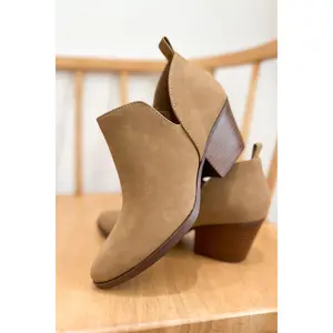 Sectory Latte Ankle Dress Bootie *FINAL SALE*