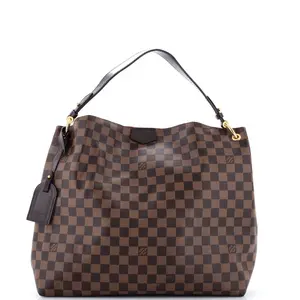 Pre-owned Louis Vuitton Canvas Coated Shoulder Bags Graceful Handbag Damier MM by Rebag