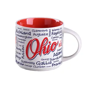 #4 Ohio Heritage Series Coffee Mug - 88 Ohio Counties - 14 oz.