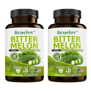 2-bottle pack Bitter Melon Health Supplement,Supports blood sugar balance,Supports Cardiovascular health
