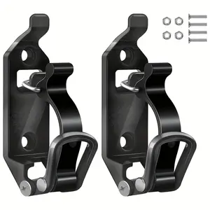 2PCS Shovel Axe Mounting Clamp Kit with Fast Release System and Secure Latches, Durable Corrosion-Resistant Tool Storage Holder for 4x4 Off-Road Vehicles, Trucks, Boats, Farm Vehicles, Outdoor Work Equipment, Tool Accessories