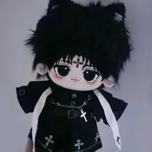 20cm Dress-up Cotton Doll COS Anime Hunter X Hunter Chrollo Lucilfer Cartoon Stuffed Plush Doll Children's Adults' DIY Gift Toys