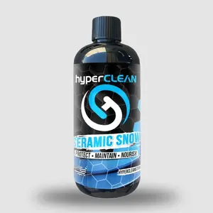 Hyperclean Ceramic Snow Sio2 Infused Shampoo Car Wash Soap with Extreme Foaming Formula for Hydrophobic Protection and Ceramic Coating Maintenance