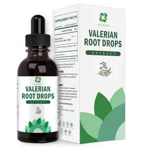 Valerian Root Liquid Drops Valerian Root Extract Liquid Valeriana officinalis, Herbal Supplement, 1-Ounce