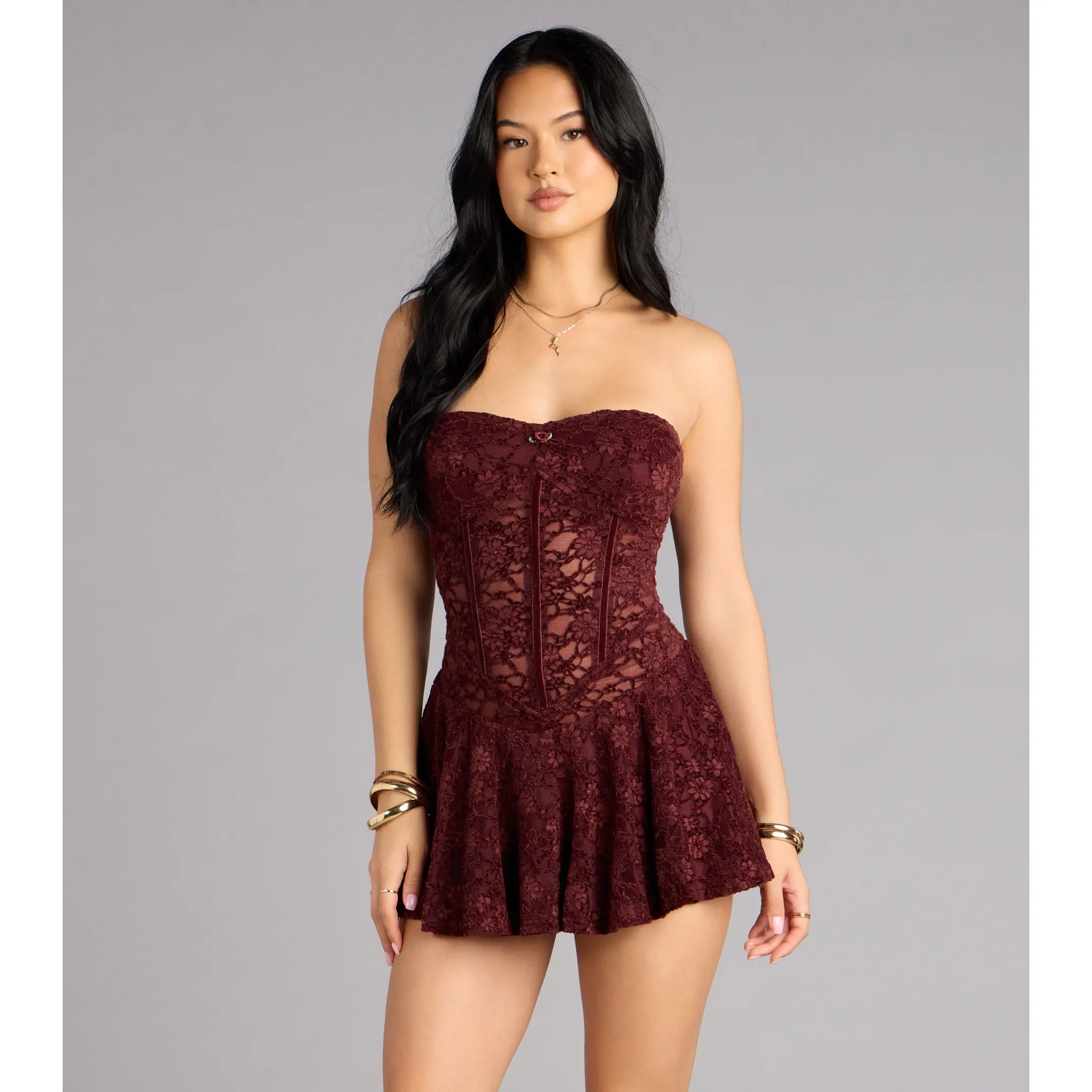 Love Spell Lace Skater Dress - TikTok Shop Love Spell Lace Skater Dress - TikTok Shop