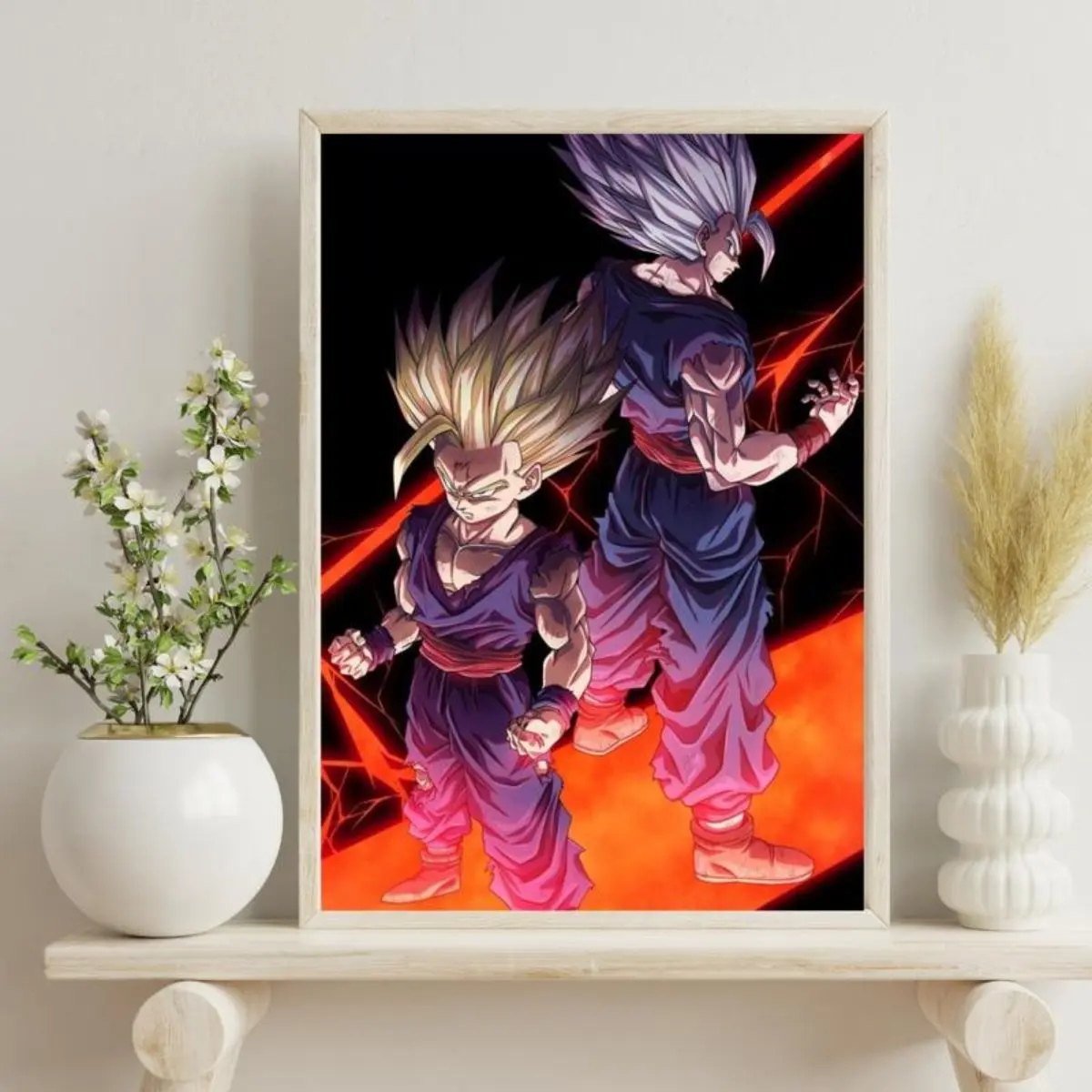 Dynamic Dragon Ball Poster | High-Quality Print of Goku and the Z Fighters | Ideal Wall Art for Fans!