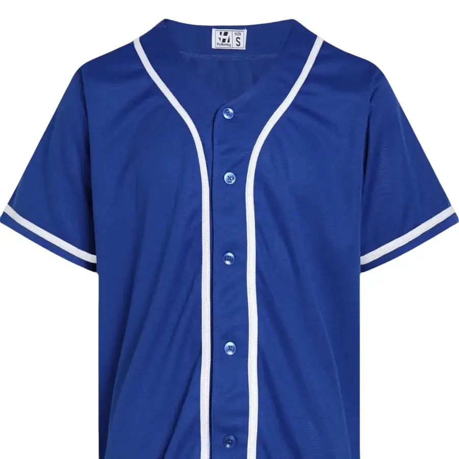 Catracho Baseball Jersey Compression Short Sleeve Unisex - Blue, Comfortable and Breathable Fabric, Lightweight, Baseball & Softball Style