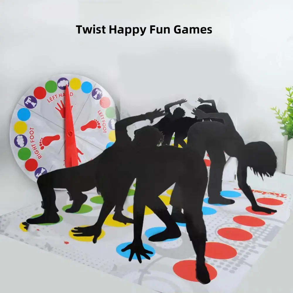 Interactive Dance Mat for Kids, Engaging Group Game for Teamwork and Family Fun, Balance and Finger Coordination Exercise
