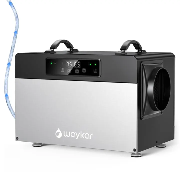 Waykar ENERGY STAR Crawl Space Dehumidifier with Pump - 70-Pint or 125-Pint Capacity Options