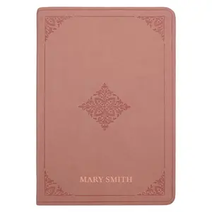 Custom ESV Blush Pink Standard Size Holy Bible Large Print - Tiktok