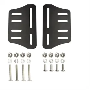 2PCS Heavy Duty Bed Frame Adapter/Connector Plate for Headboard, Adjustable Metal Frame Modification Brackets for Christmas New Year Home Use