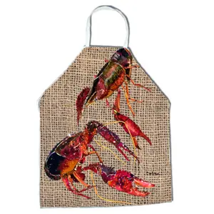 212 MAIN Basic Cloth Bib-Style Crawfish Apron, Multi-Use for Cooking, Cleaning, 27x31 in.