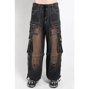 Tripp NYC Zip Lock Pants [Dirty Wash Blue Denim]