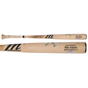 Riley Adams Washington Nationals Game-Used Tan Marucci Broken Bat vs. New York Mets on August 21, 2025 - Fanatics Authentic Certified
