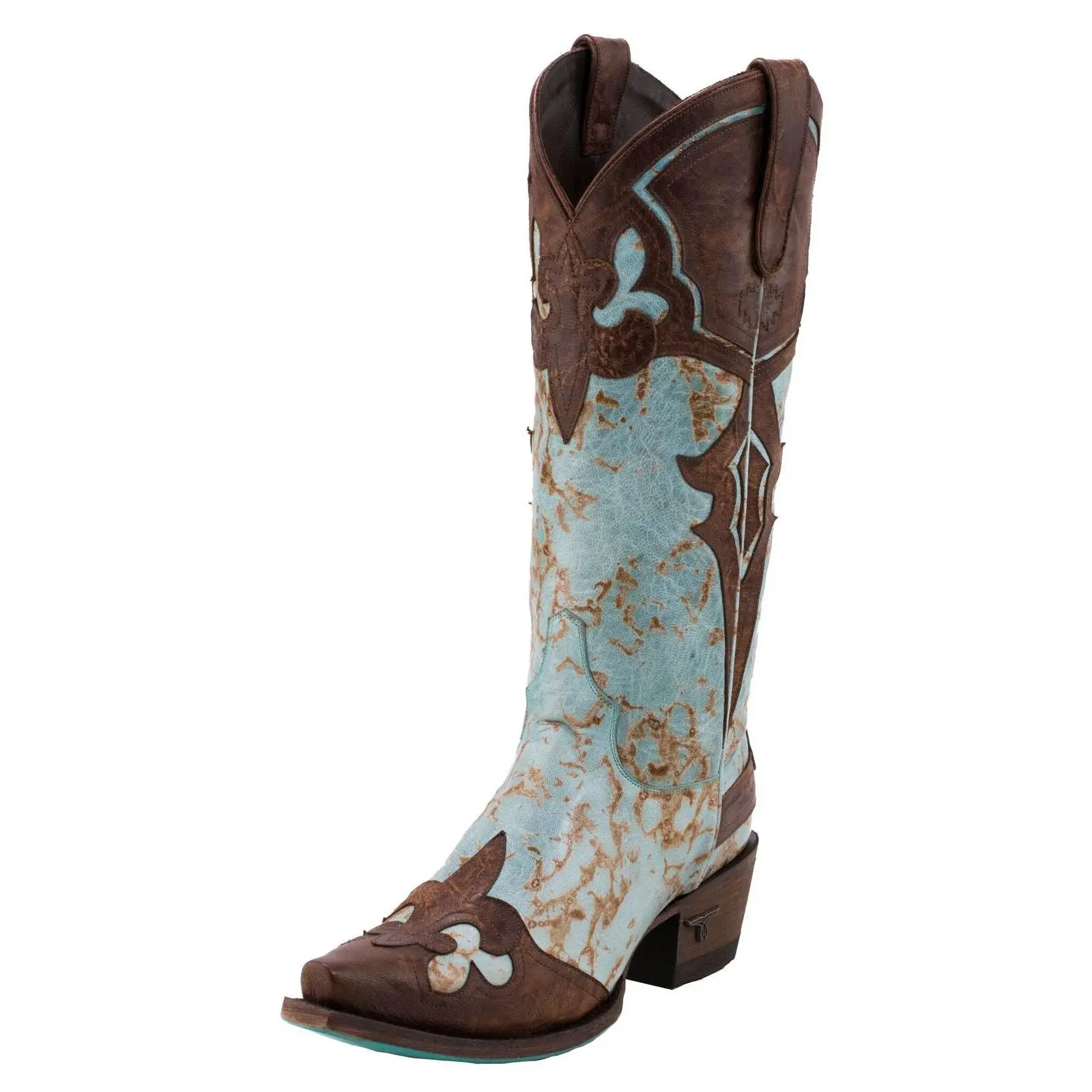 Lane Masquerade Boots in Turquoise