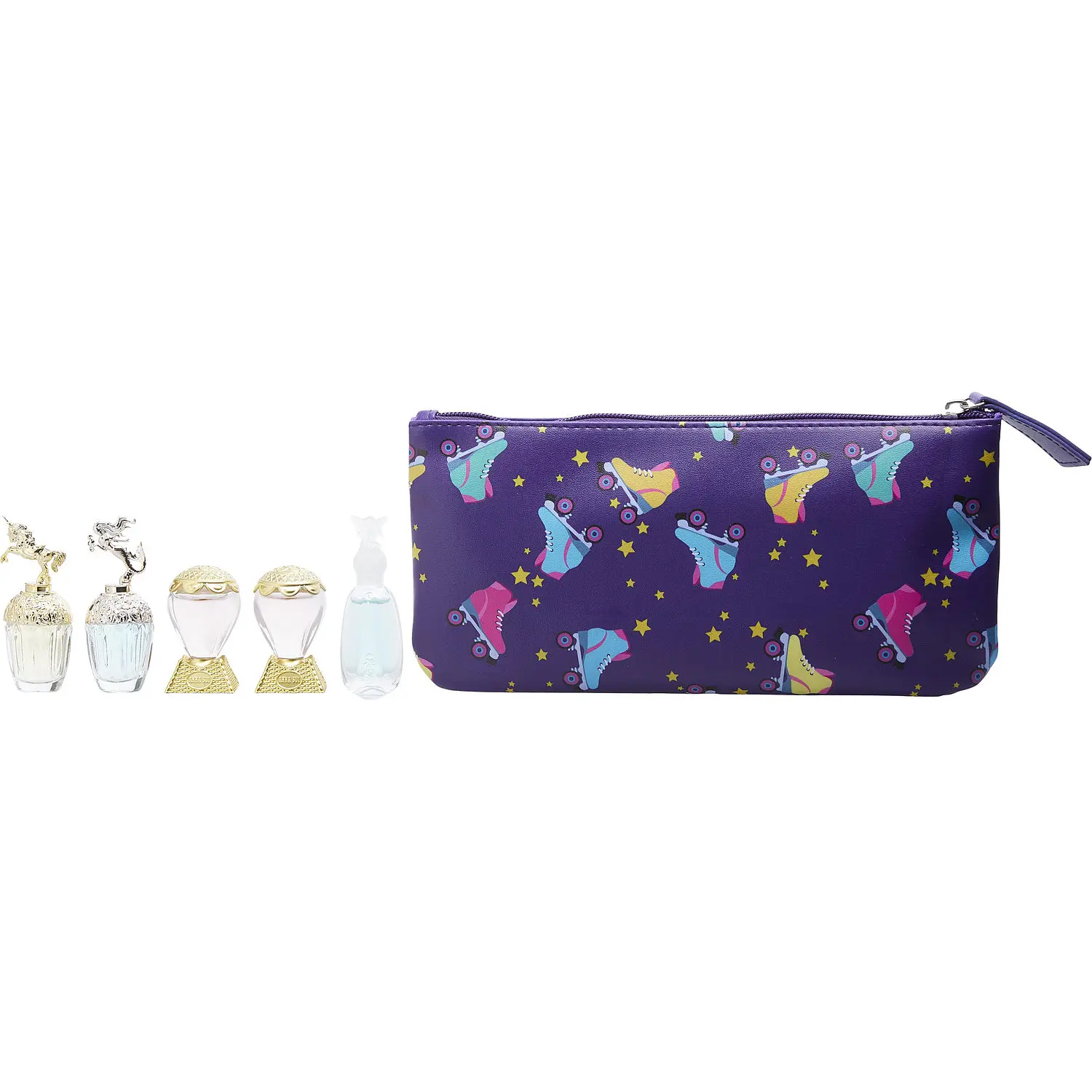 Anna Sui Variety Set-5 Piece Mini Variety With Fantasia & Fantasia Mermaid & Secret Wish & Sky X 2 And All Are Edt 0.16 Oz Mini For Women