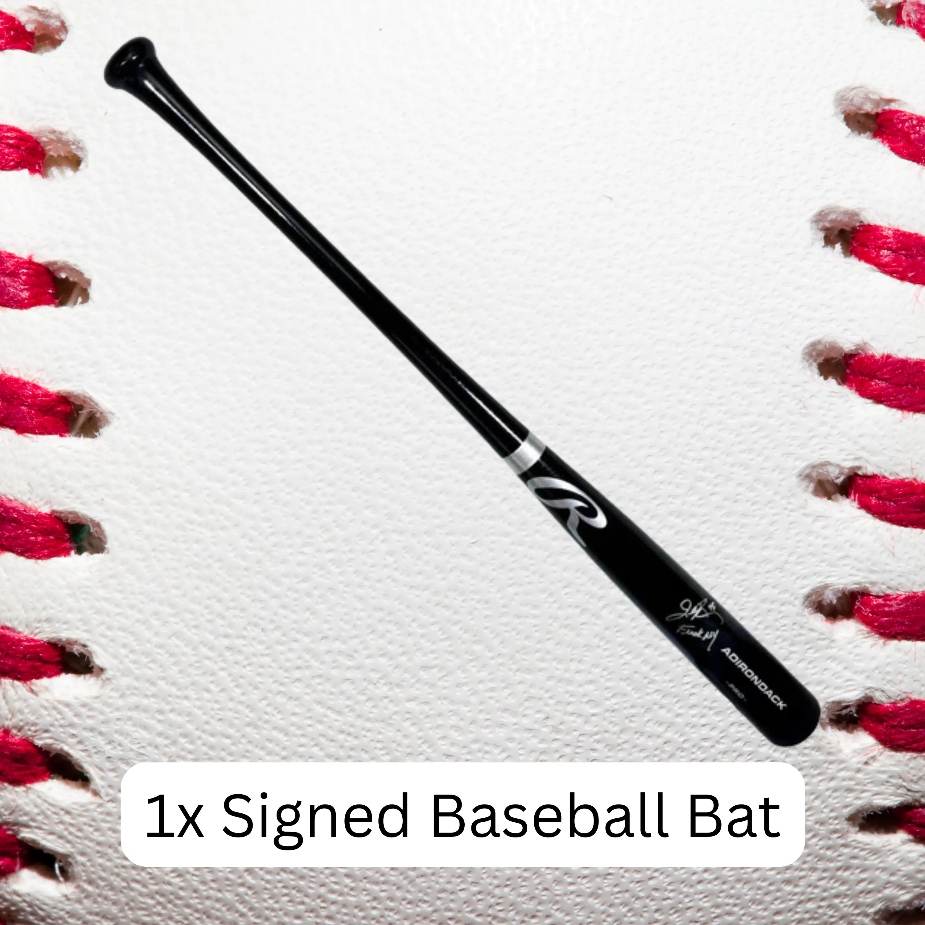 1x BamaBreaks Signed Baseball Bat Divisional + Sports Card