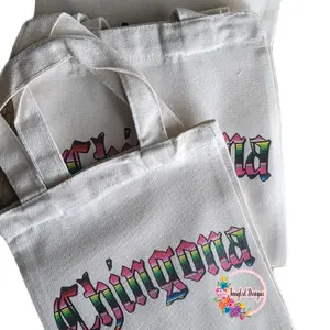 Canvas mini tote