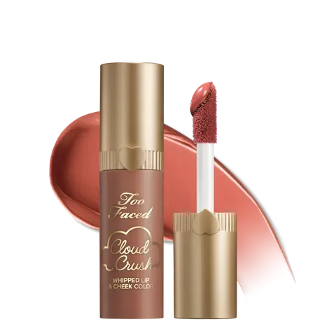 Too Faced Cloud Crush Whipped Lip & Cheek Color - Multi-Use Makeup, Hydrating, Longwearing, Tinted Blush Balm with Hyaluronic Oil
