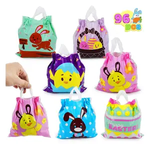 Drawstring, goodie bags, Easter, 96 pieces. Drawstring, goodie bags, Easter, 96 pieces.