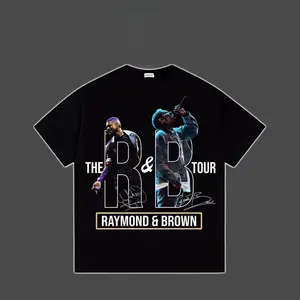 The R&B Tour 2026 - Raymond & Brown Vintage Graphic T-Shirt, R&B Concert Tee, Hip Hop Streetwear Shirt, Urban Style Cotton Tee, Music Fan Gift, Unisex Tee, Trending 2026 Outfit, Rap R&B Merch, Oversized Streetwear Tee