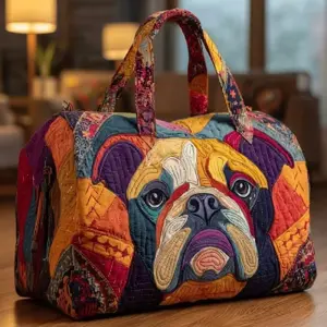 Large Capacity 3D Dog Print Duffle Bag, Lightweight Travel & Gym Bag for Weekend Trips & Daily Outings