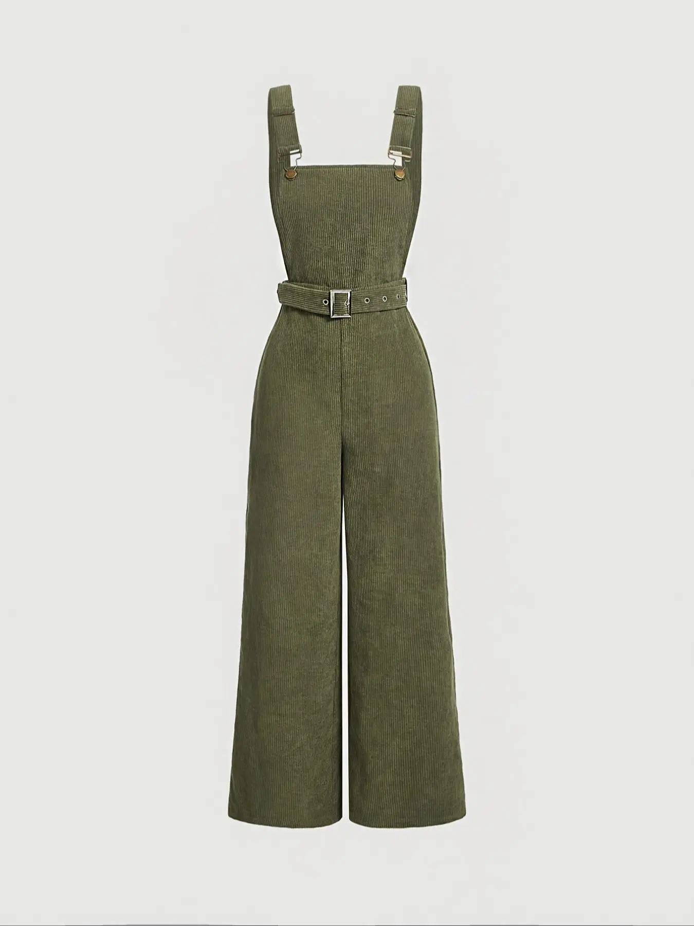 Spring Fall Women's Casual Corduroy Jumpsuit, Overalls, Adjustable Shoulder Straps, Loose Fit, Comfortable Fashion Pants, Long One-Piece, Womenswear