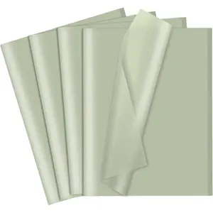 160 Sheets Sage Green Tissue Paper for  Bags 20 X 14 Inches Tissue Paper Bulk for Mother's Day DIY Crafts  Packaging Spring Weddings Bridal Shower  Shower Decorations