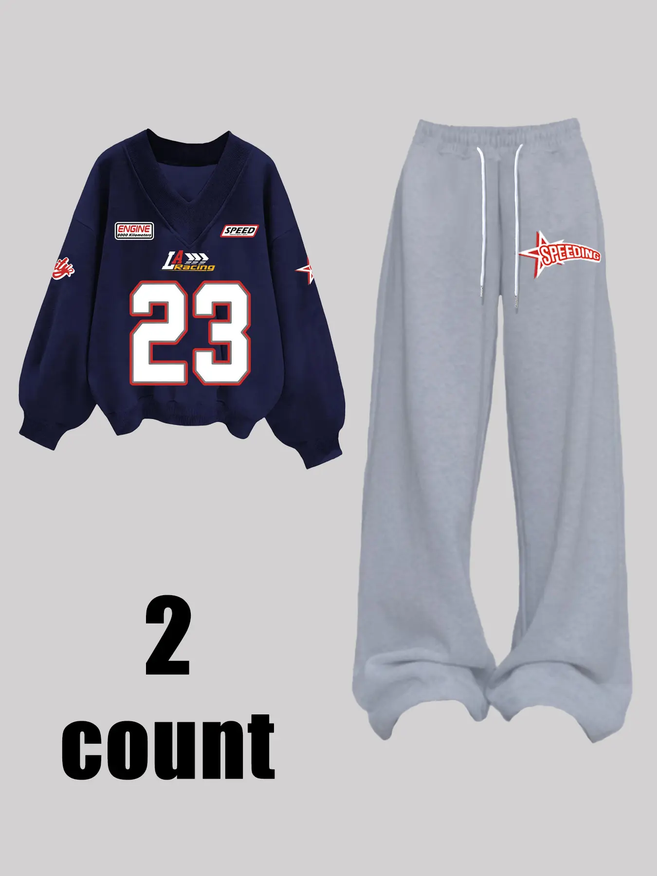 sp5der tracksuit grey - TikTok Shop