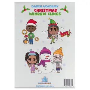 Christmas Window Clings |Black Children| STEAM