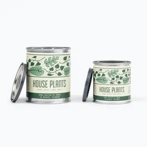 House Plant Candle - 3 Pack with 3 Decorative Candles - Ideal for Indoor Plant Lovers and Home Decor
