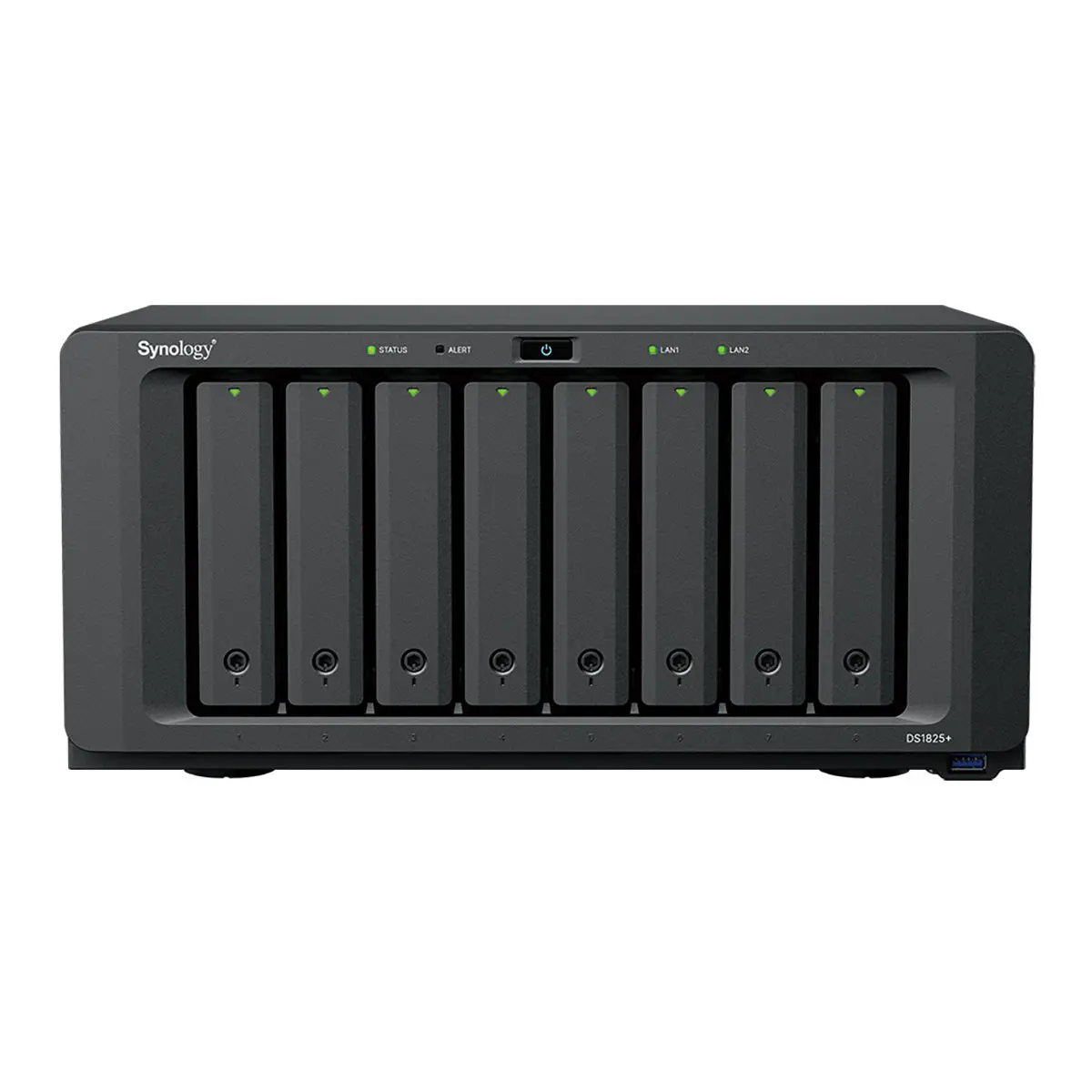 Synology DiskStation DS1825+ 8-Bay Network Attached Storage (NAS) Enclosure, Diskless Storage Device