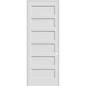Ivanees 6-Panel Hollow Molded Door Slab 96 Inch Height (18 x 96, 35mm, Left)
