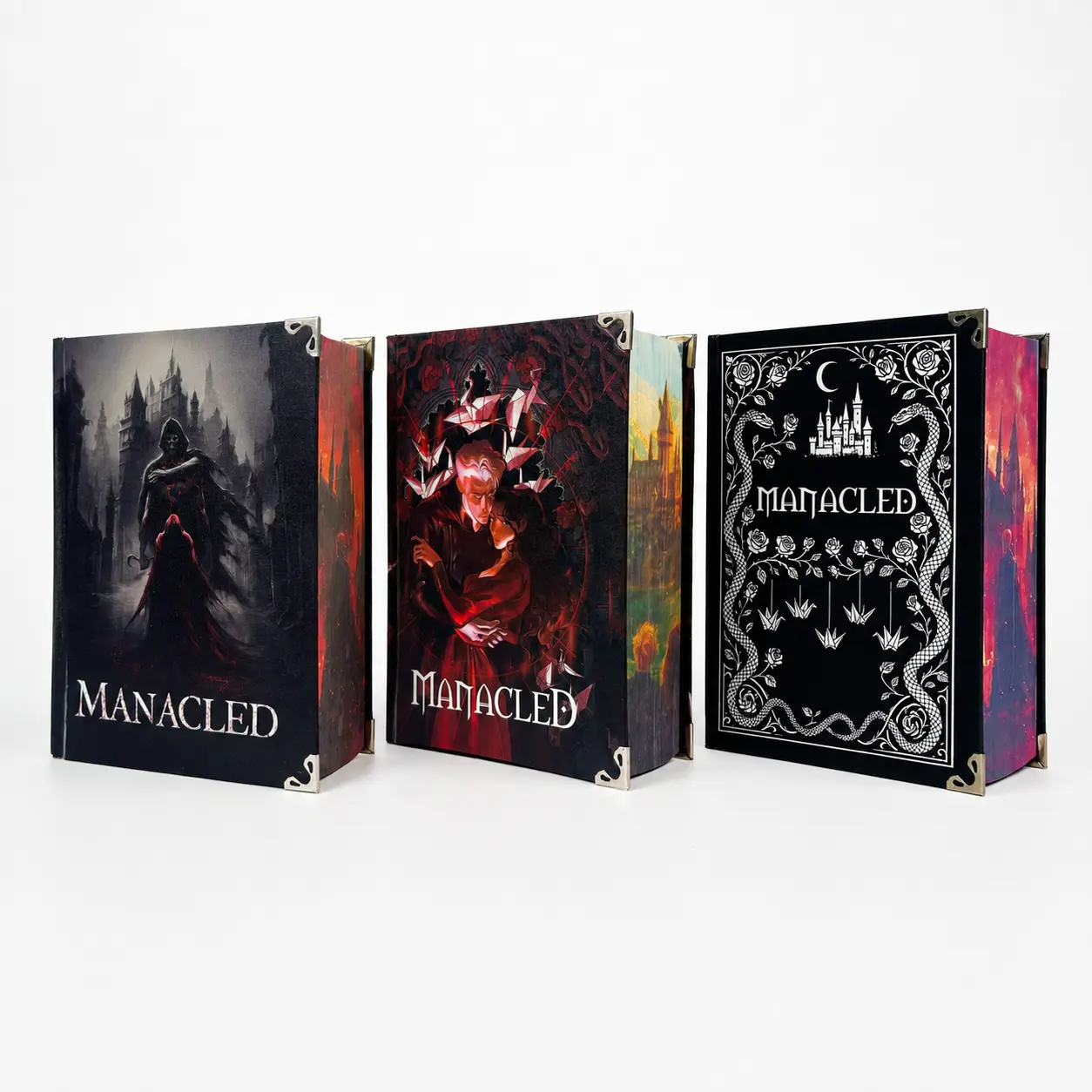 MNC Special Edition 3-in-1 Hardcover, Special Edition Books with Printed Sprayed Edges, Fantasy Romance Fanfiction Book, Collector Bookshelf Saga