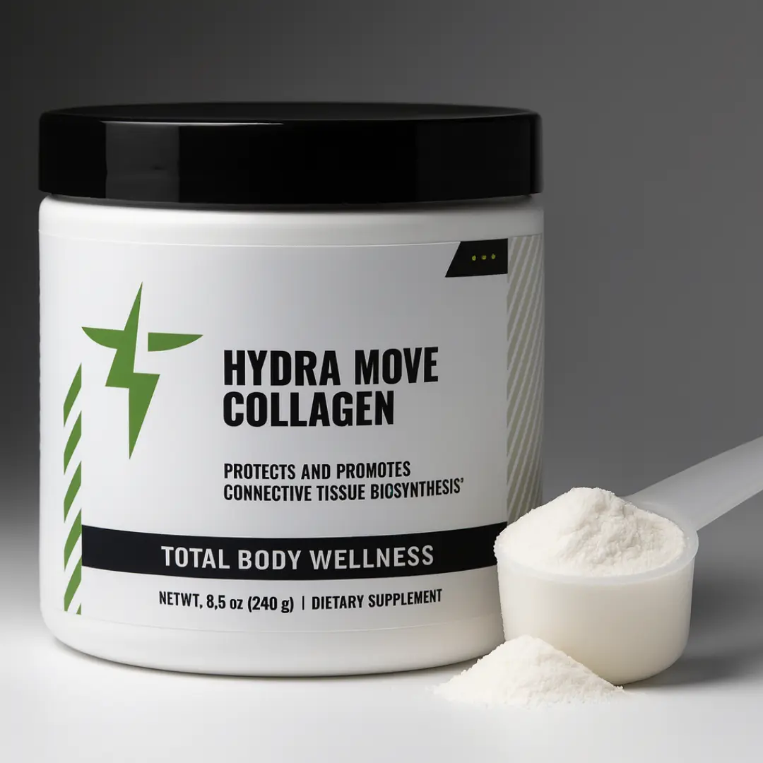 Hydra Move Collagen – Collagen Peptides with Hyaluronic Acid – Joint, Soft Tissue & Skin Hydration Support