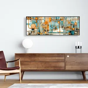 212 MAIN 16x48 in. Like Clockwork Orange-Framed Artwork - Wall Decor, Home Decor Supplies, Posters & Prints for Room Artistic Decoration