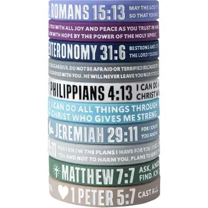 12-  Verse Bracelets - Christian Scripture  Wristbands for Men & Women ( Colors)