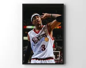 Allen Iverson, Basketball, NBA, Iverson Sixers Philly, Allen, Poster, Basketball Poster, Allen Iverson Print