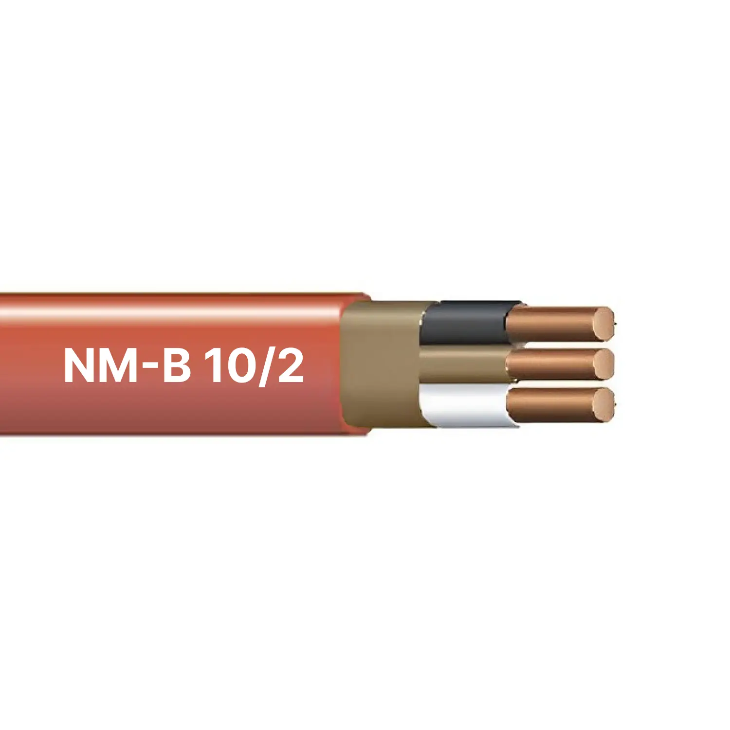 250ft Roll 10/2 NM-B Gauge Copper Romex Wire Ground Cable 250ft Roll 10/2 NM-B Gauge Copper Romex Wire Ground Cable