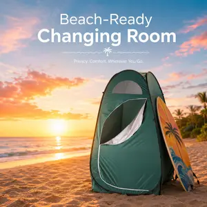 【Summer Gift】Army Green Pop-Up Changing Tent - Instant Portable Privacy Dressing Room, Lightweight Outdoor Pod for Camping, Beach, Summer Gifting