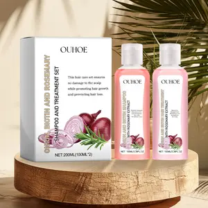 Onion, Rosemary and Biotin Shampoo & Treatment (3.38FI Oz/200 ml)Conditioning Restorative Nourish Scalp & Roots for Dense, Glossy Hair   Rosemary Onion