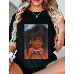 100% Cotton Black Disgusted Doll face Meme Funny Disgusting Joke T-Shirt