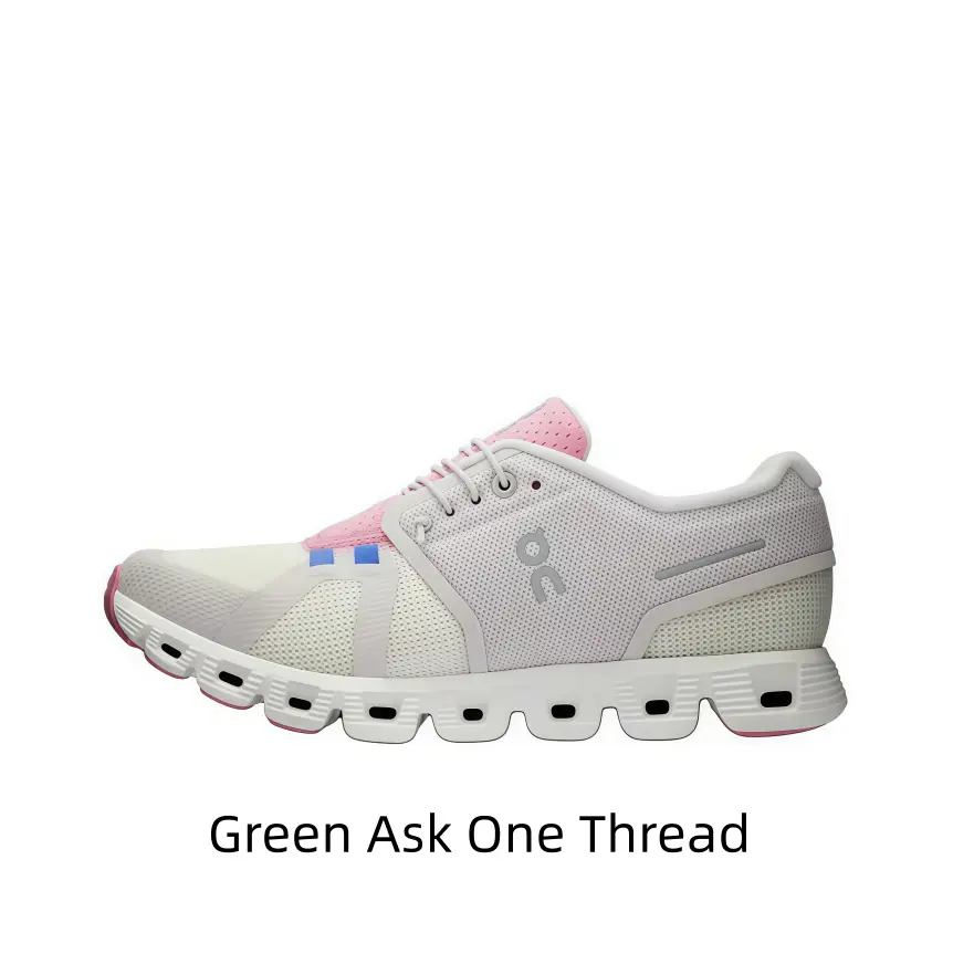 White & Pink Lightweight Running Shoes with Breathable Mesh Upper & Cushioned Hollow Sole for Daily Walks, Gym Sessions, and Casual Outings – Perfect for Women Seeking Comfort & Style in One Pair