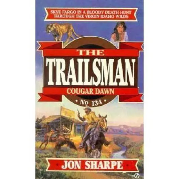 USED-Cougar Dawn (Trailsman, No. 134) by Jon Sharpe (Unknown)