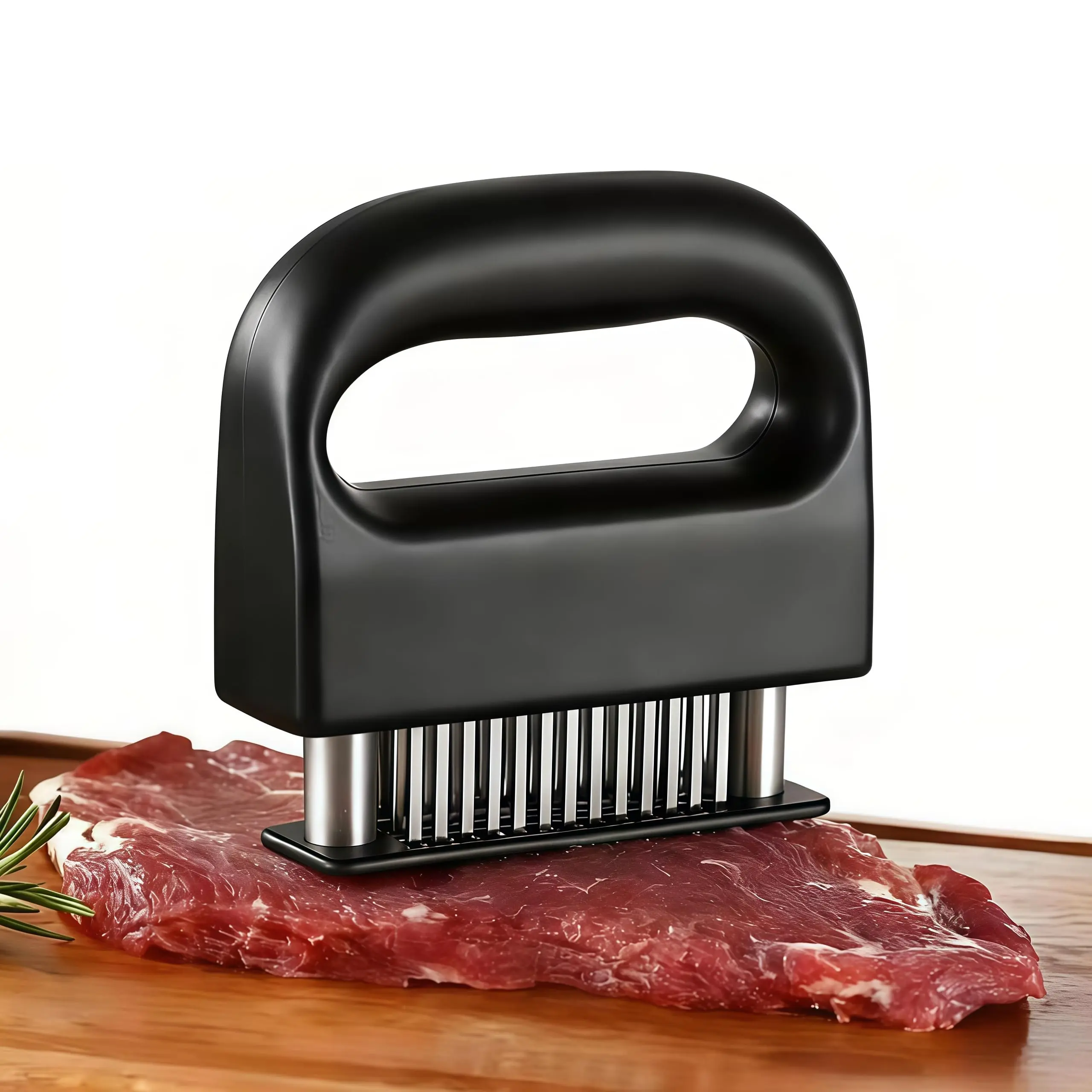 Meat Tenderizer with 48 Stainless Steel Ultra Sharp Needle Blades Heavy Duty Cooking machine, Detachable Kitchen Cooking Tool, perfect for, pork chops, chicken, and barbecue, a steak tenderizing tool‌